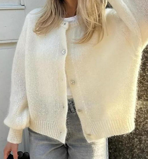 Damen kuscheliger Cardigan aus weichem Mohair Krohn-e