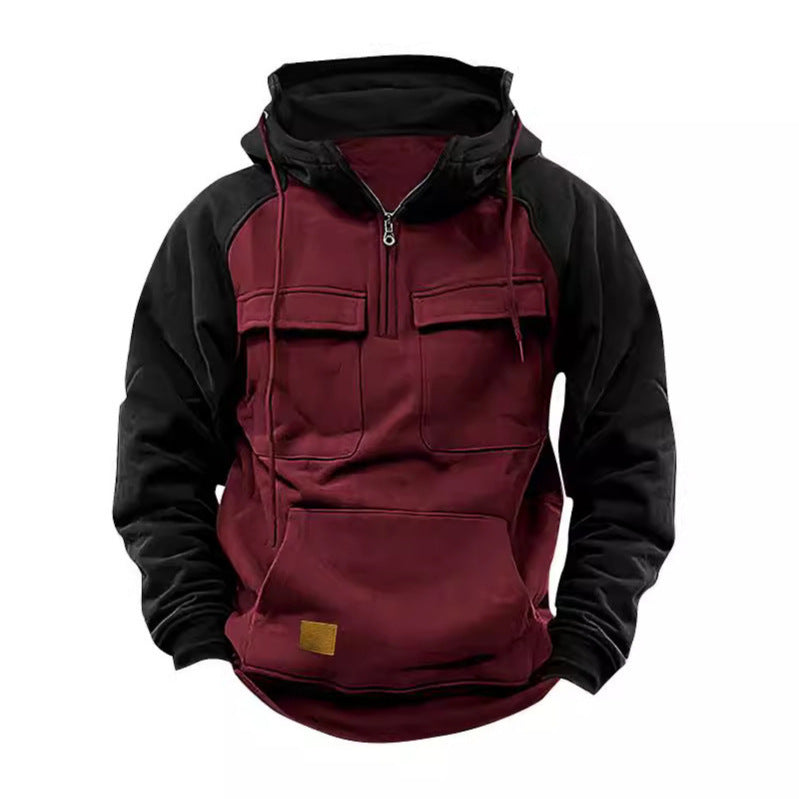 Herren Funktioneller Hoodie mit praktischen Taschen und innovativem Design Krohn-e