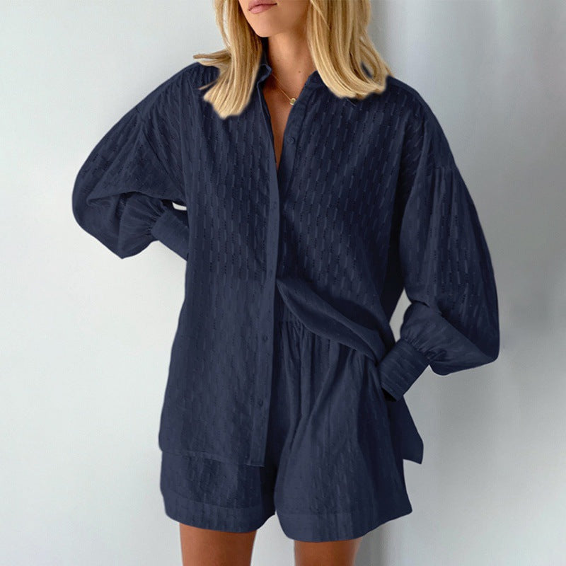 Damen Lässiges Oberteil und Shorts Set mit luftiger Passform Krohn-e