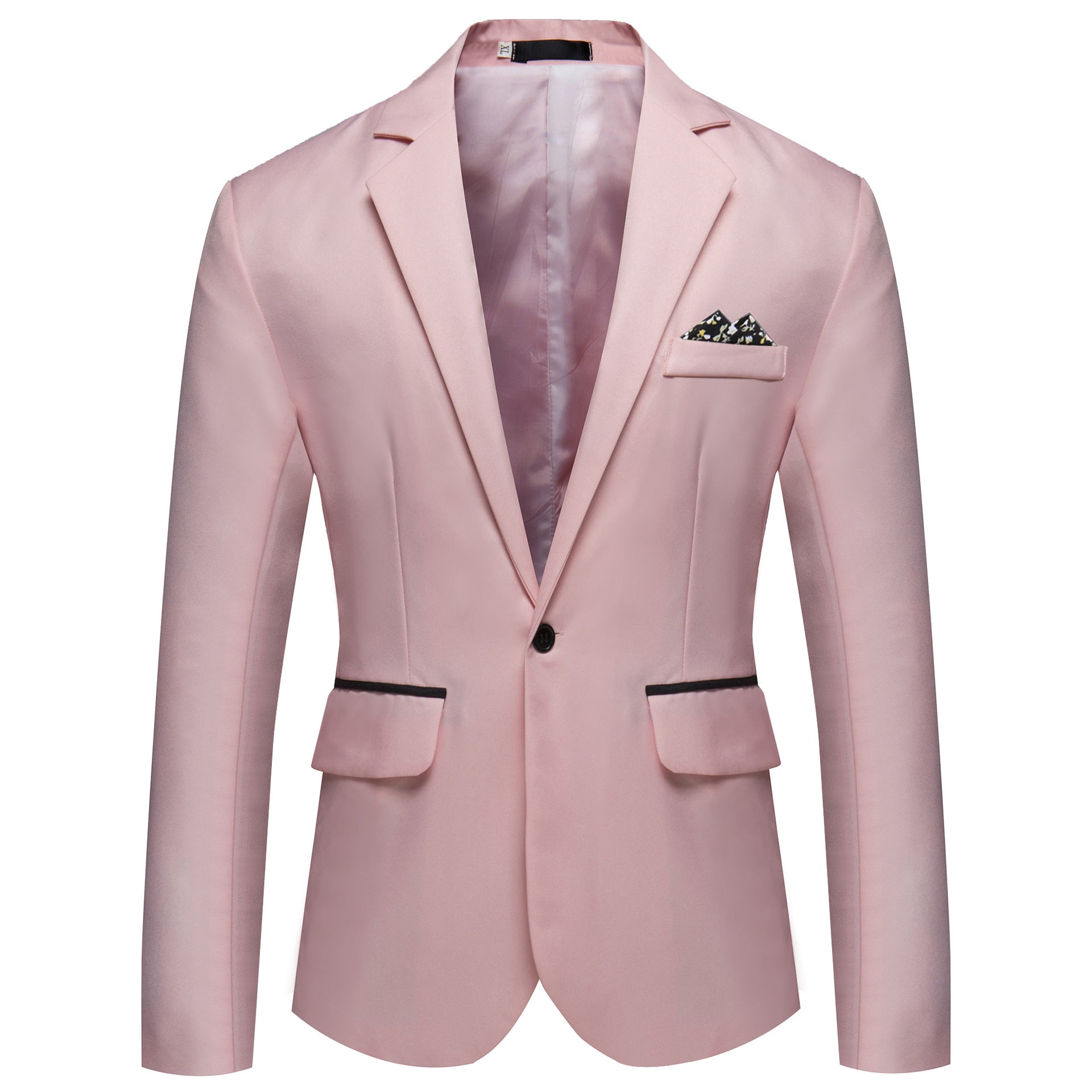 Herren modischer und eleganter Anzugjacke mit satiniertem Finish Krohn-e