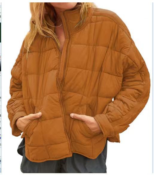 Damen Leichte Steppjacke mit hohem Kragen und praktischen Taschen Krohn-e