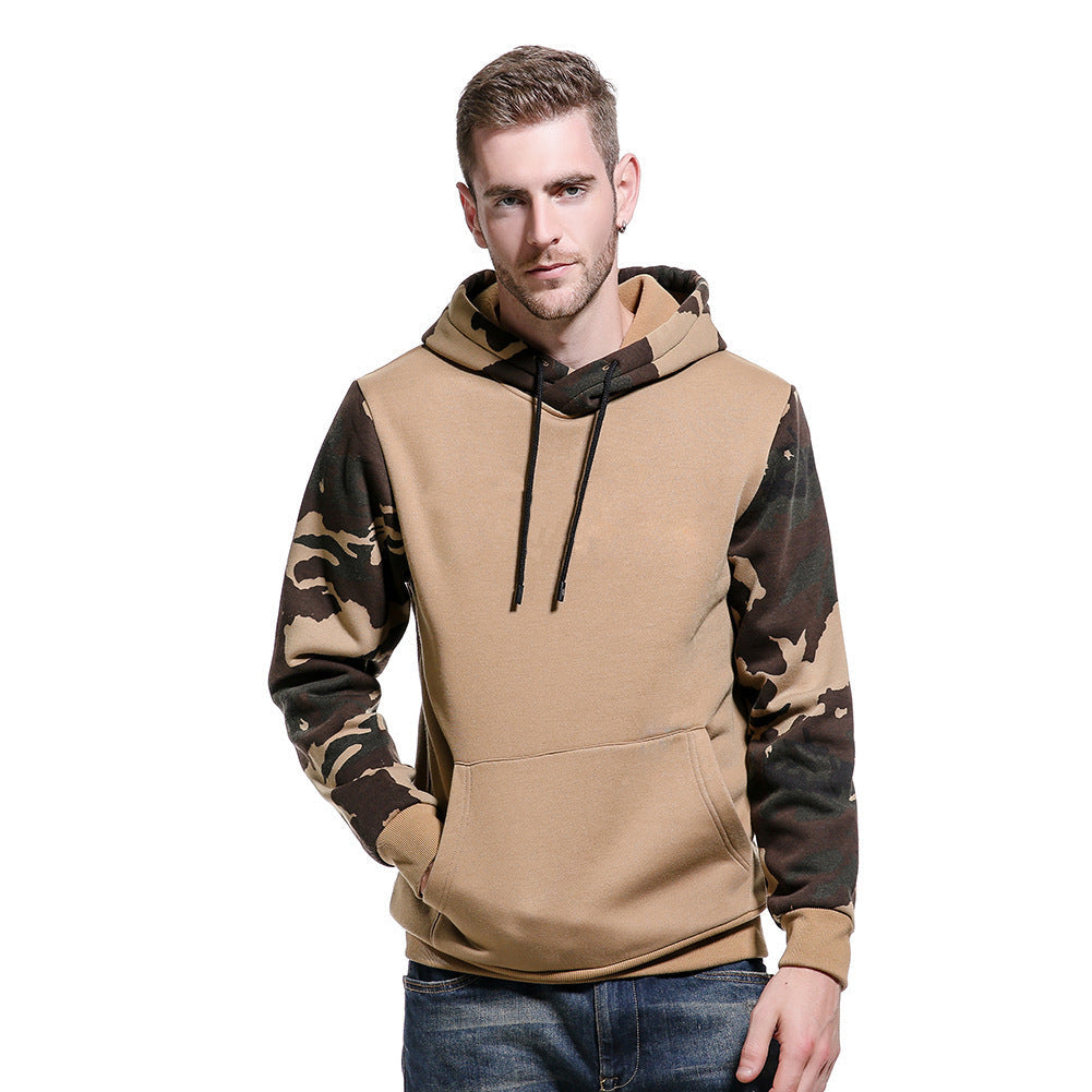 Herren Kapuzenpullover mit modernem Camouflage-Design und praktischen Taschen Krohn-e