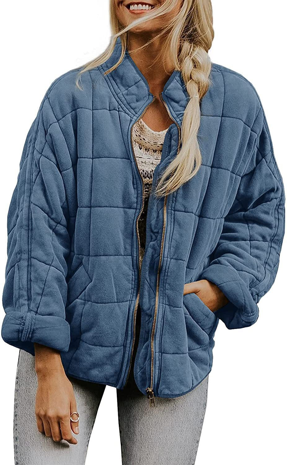 Damen Quilt-Jacke mit hochabschließendem Kragen und praktischen Taschen Krohn-e