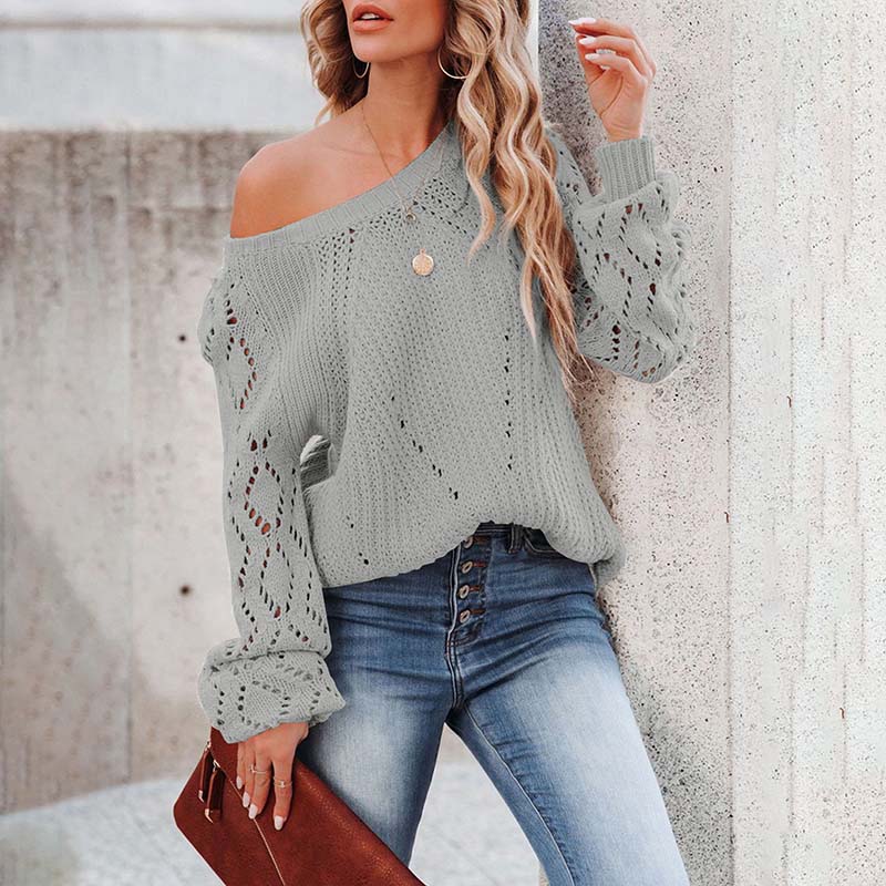 Krohn-e | Hohlstrickpullover Mit Elegantem Design
