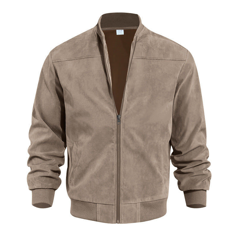 Herren moderne Bomberjacke mit bequemen Bündchen und Reißverschluss Krohn-e