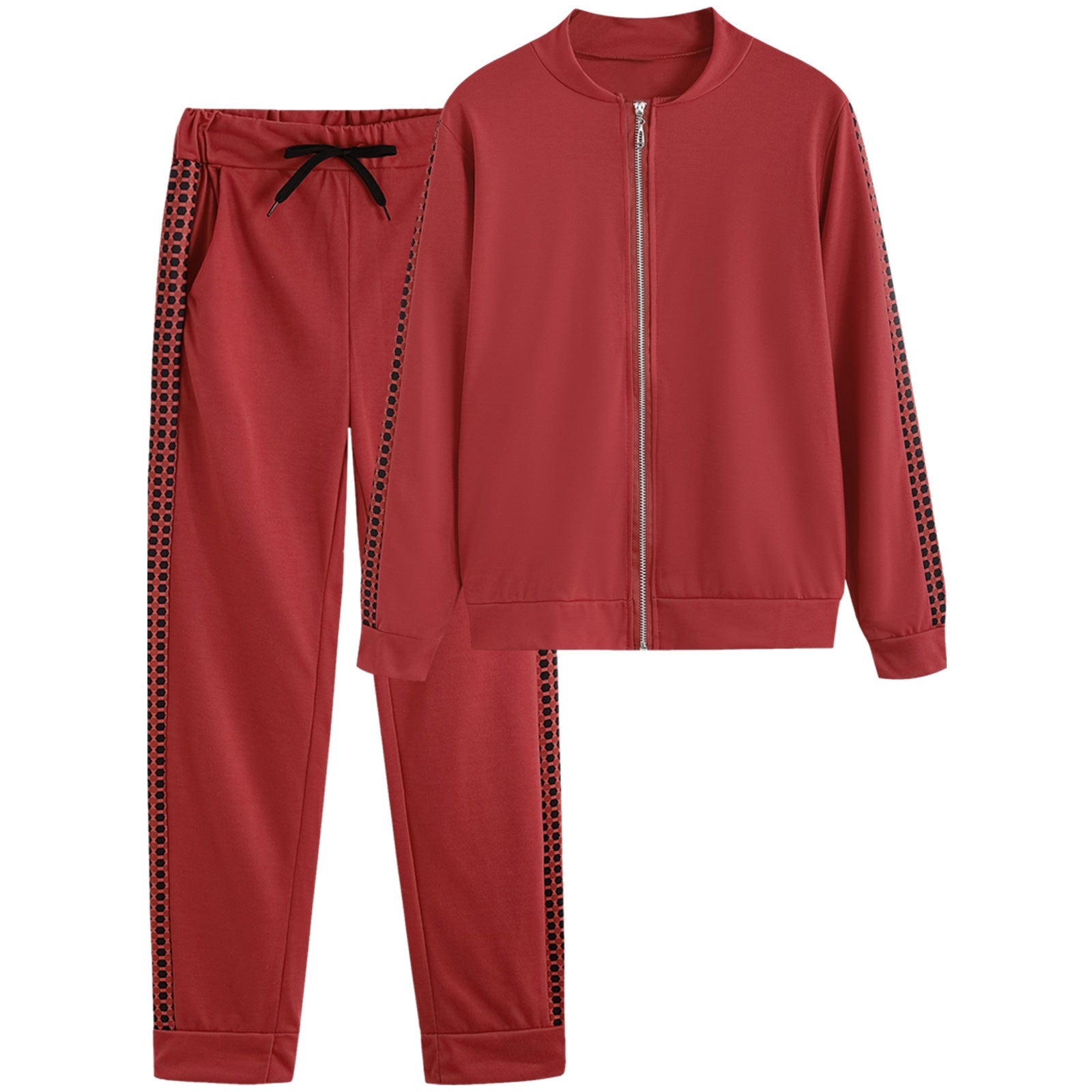 Damen Sportanzug mit stylischen Elemente und elastischem Bund Krohn-e