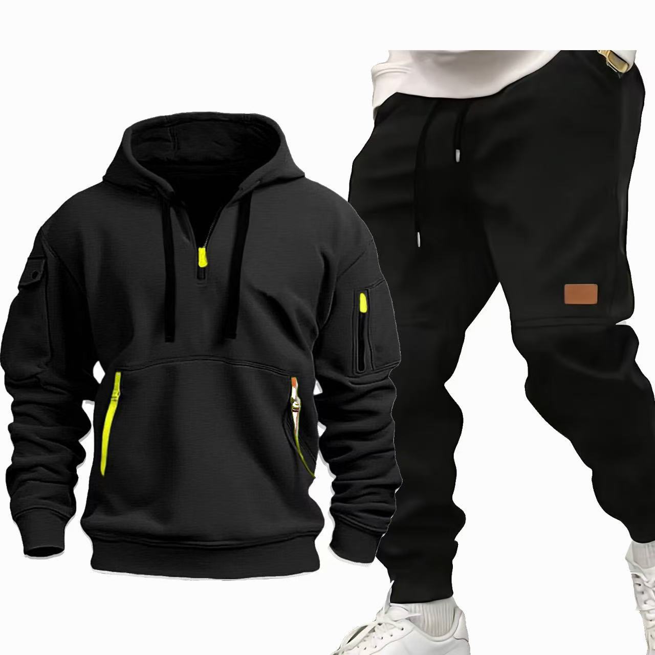 Herren Funktions-Hoodie und Jogginghose Set Krohn-e