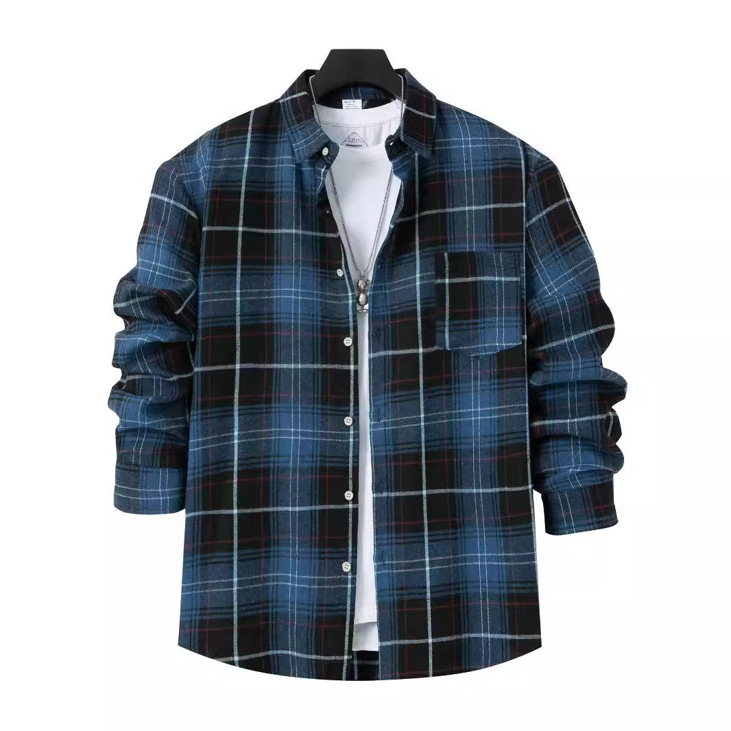 Herren Karierte Hemdjacke Krohn-e