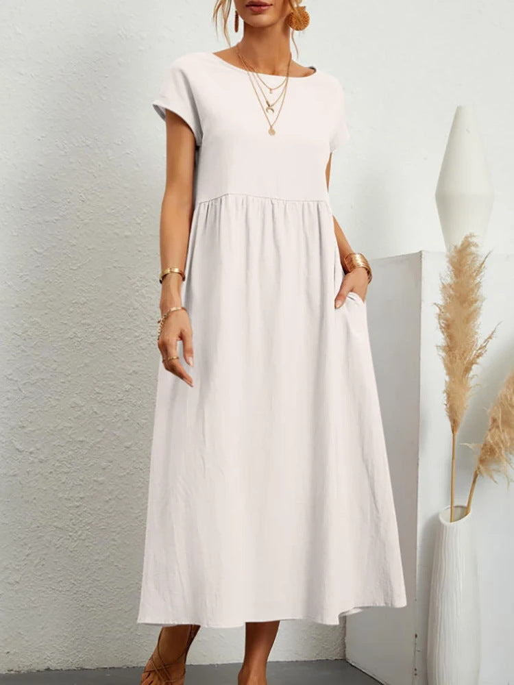 Damen Maxikleid aus leichtem, luftdurchlässigem Stoff Krohn-e