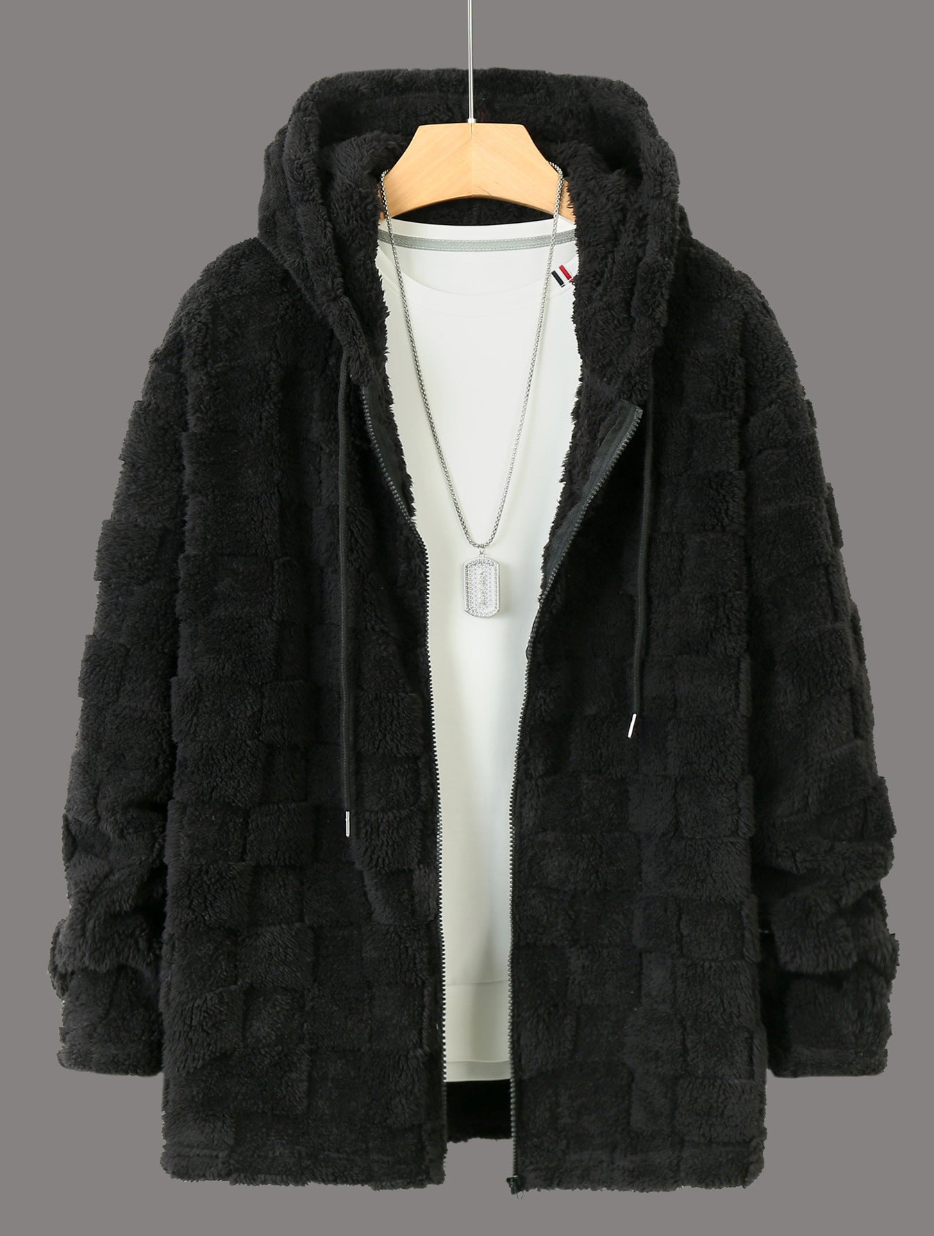 Herren Fleecejacke mit strukturiertem Design und praktischem Reißverschluss Krohn-e