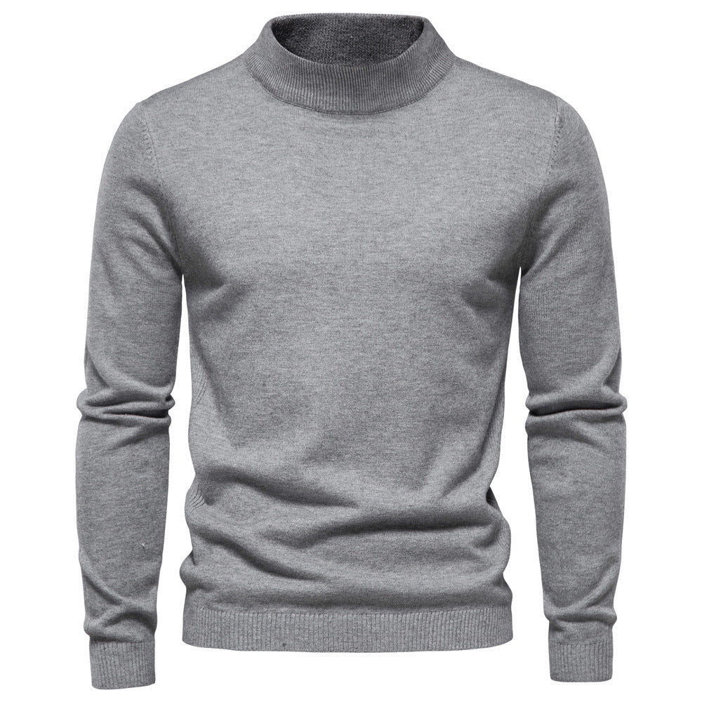 Herren eleganter Rollkragenpullover aus feiner Wolle Krohn-e