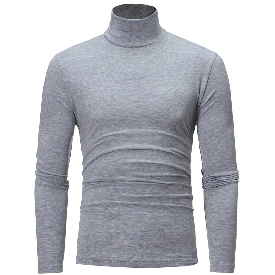 Herren modischer Rollkragenpullover aus weichem Baumwollmix Krohn-e