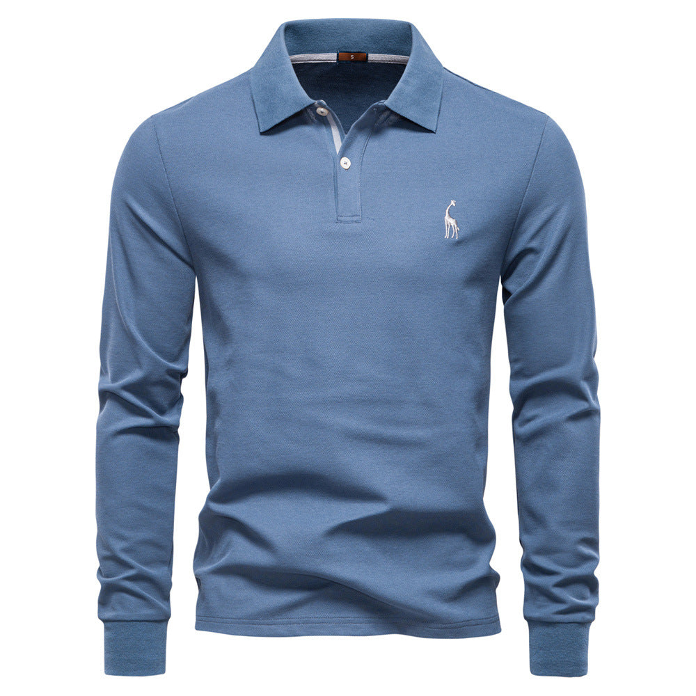 Herren Poloshirt mit klassischer Passform und kontrastierendem Kragen Krohn-e