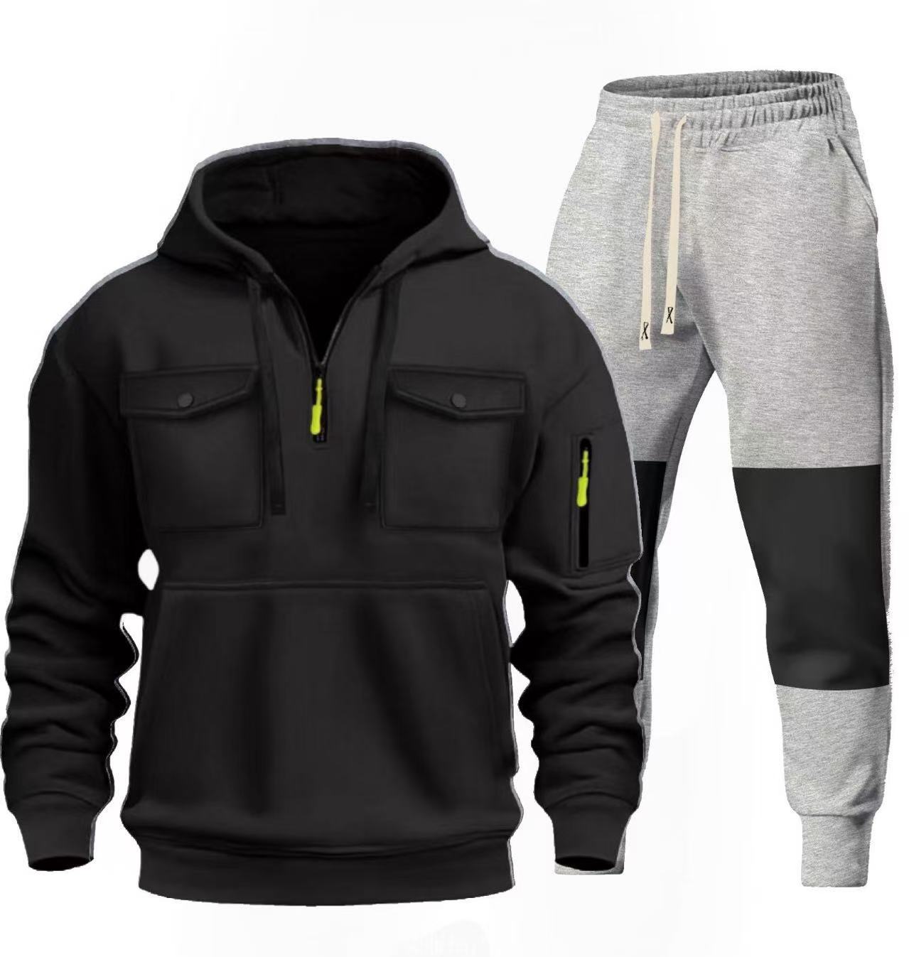 Herren funktionaler Sweatshirt- und Jogginghosen-Set Krohn-e