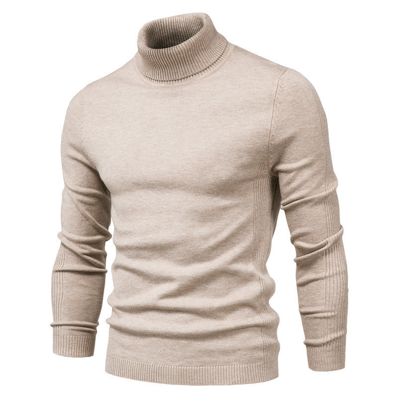 Herren eleganter Rollkragenpullover aus feinem Strick Krohn-e