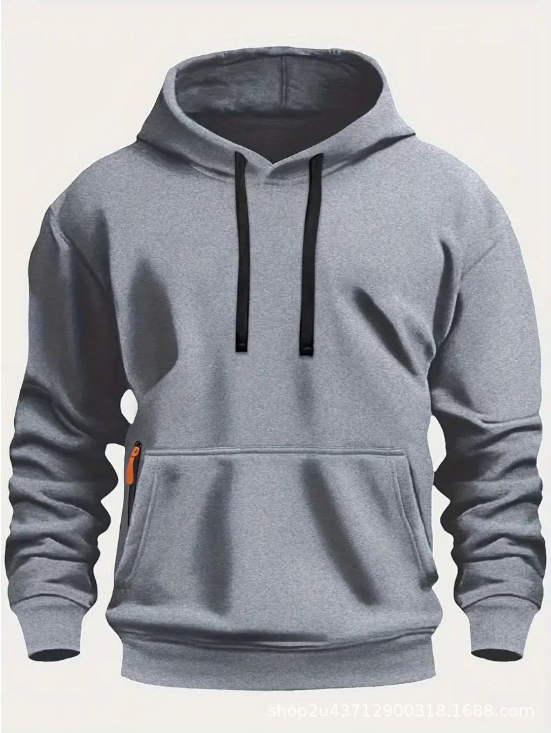 Herren sportlicher Kapuzenpullover mit praktischen Taschen und atmungsaktivem Material Krohn-e