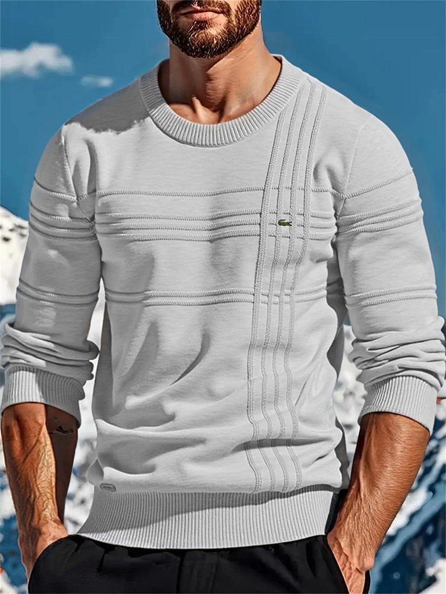 Herren stylischer Strickpullover mit einzigartigen Texturdetails Krohn-e