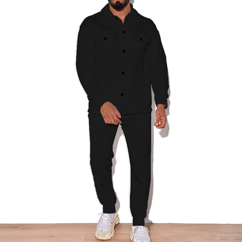 Herren Jogginganzug mit sportlichem Design und praktischen Taschen Krohn-e