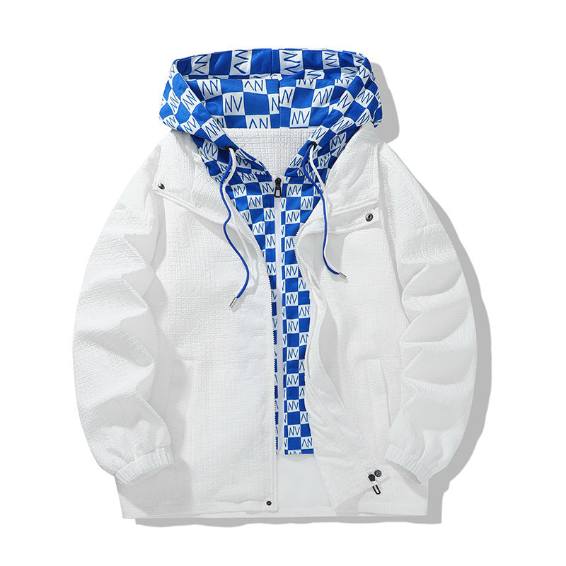 Damen leichte Funktionsjacke mit verstellbarer Kapuze und atmungsaktivem Innenfutter Krohn-e