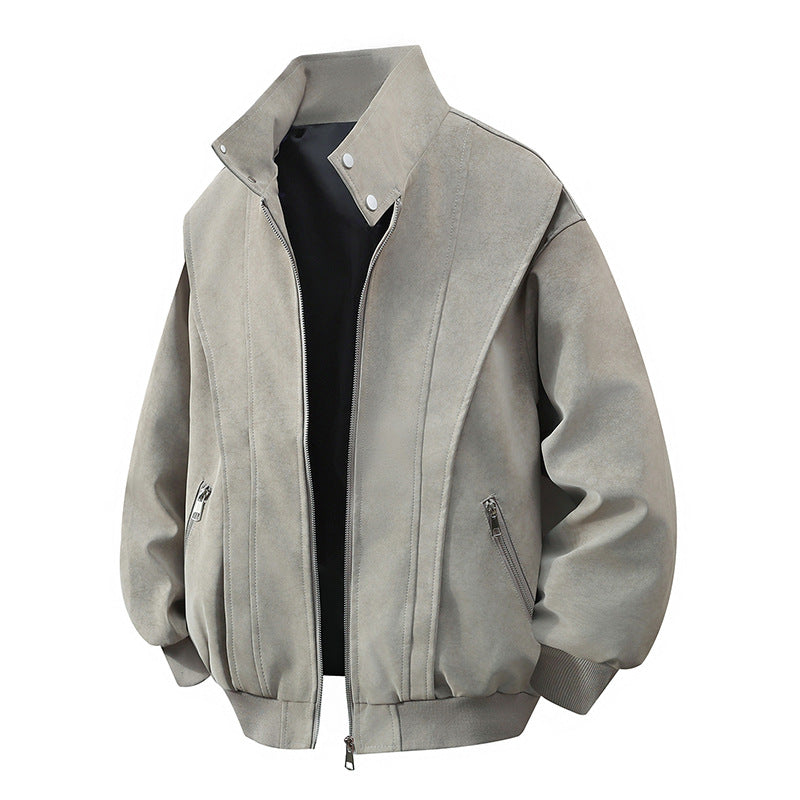 Damen Designer Übergangsjacke mit hohem Kragen und praktischen Reißverschlusstaschen Krohn-e