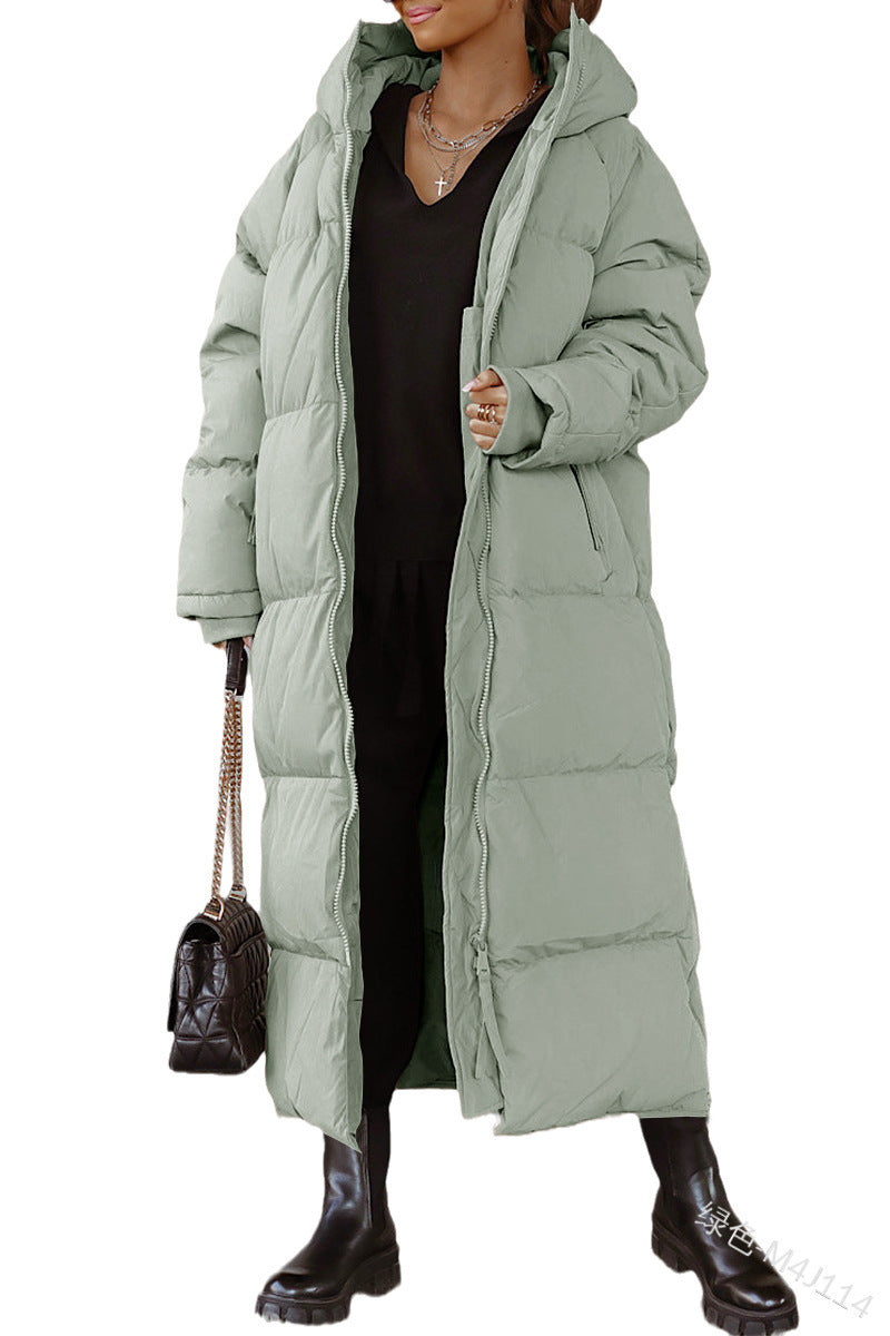 Damen Lange gesteppte Winterjacke Krohn-e