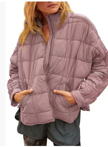 Damen Leichte Steppjacke mit hohem Kragen und praktischen Taschen Krohn-e