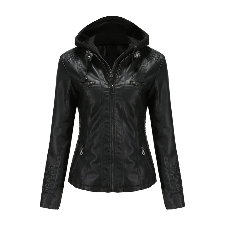 Krohn-e | Winterjacke mit Kapuze Reißverschluss