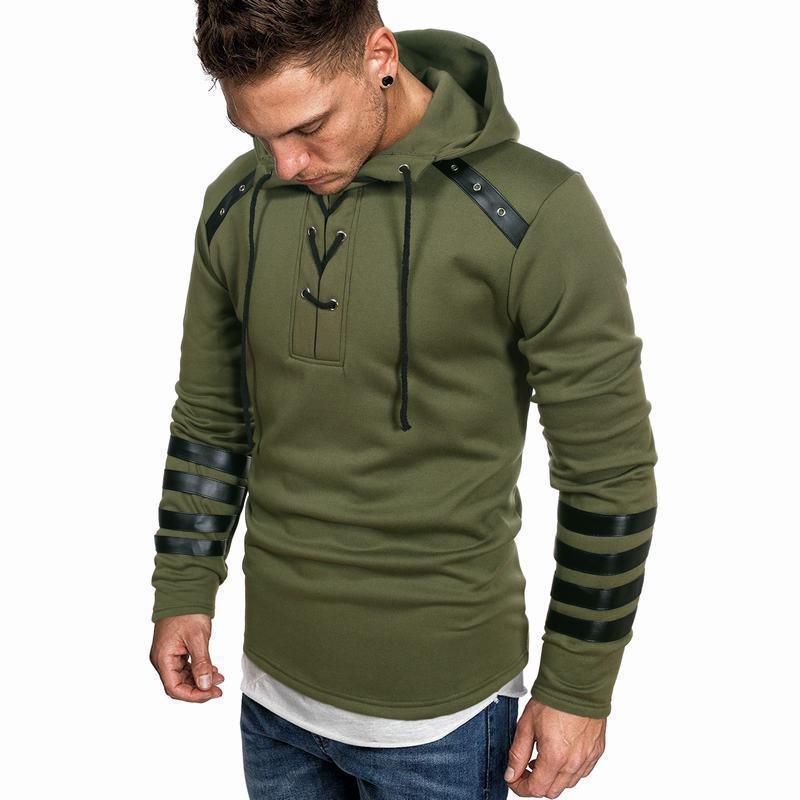 Herren lässiger Hoodie mit akzenten Krohn-e
