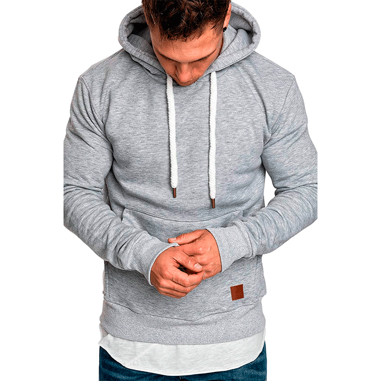 Herren Kapuzenpullover mit modischem Schnitt und lässigem Innenfutter Krohn-e