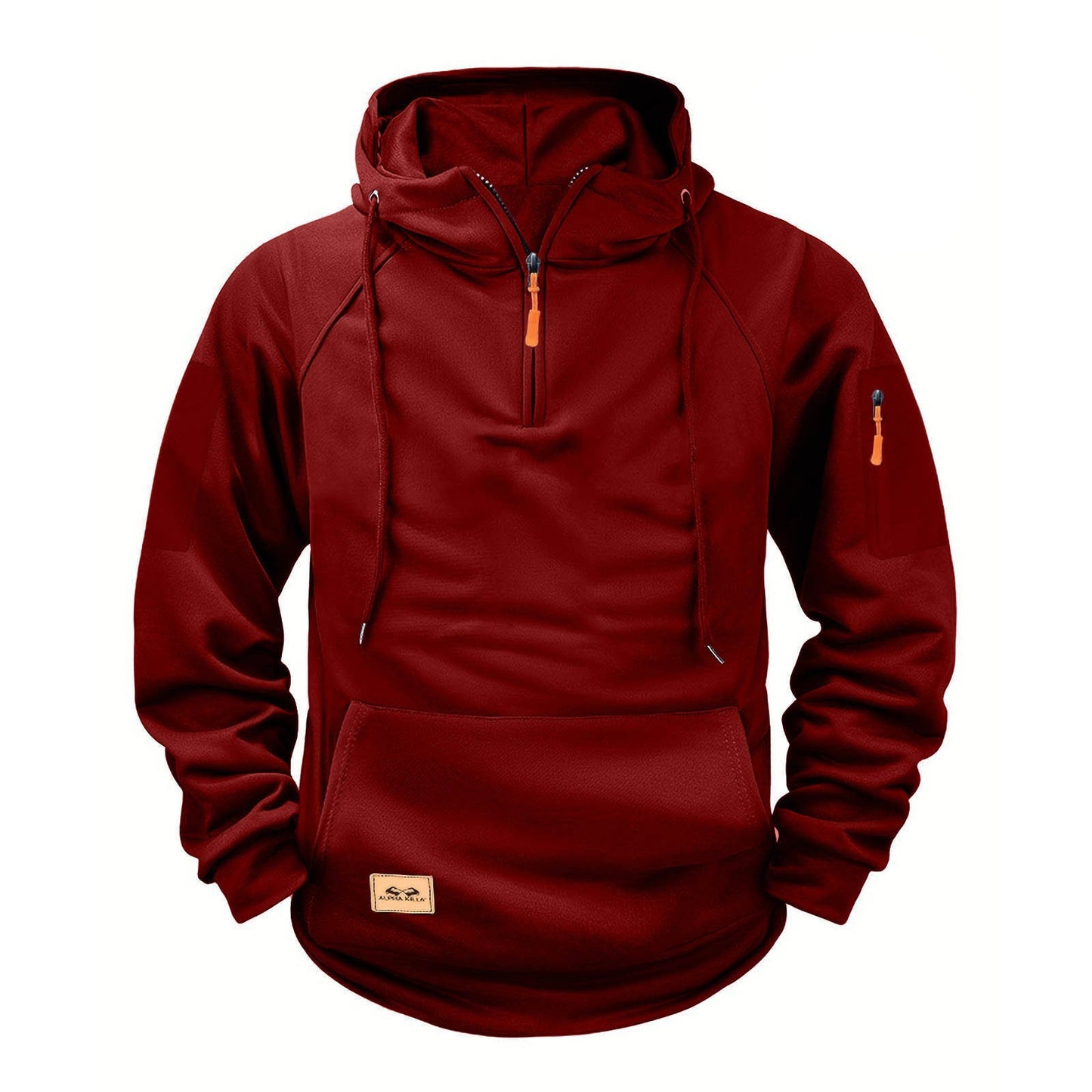 Herren sportlicher Kapuzenpullover mit praktischem Reißverschluss Krohn-e