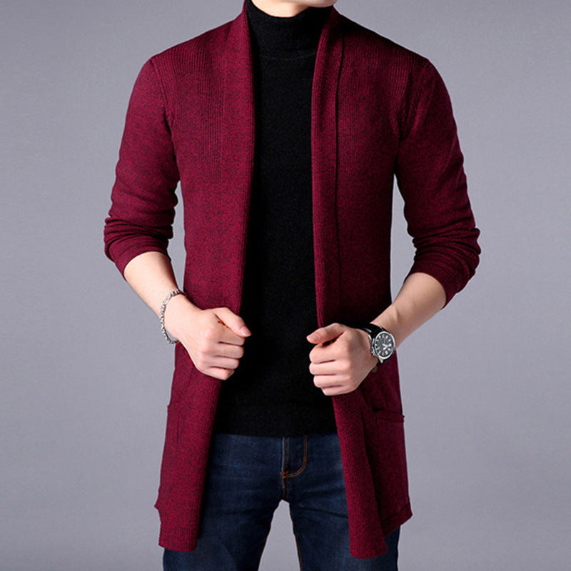 Herren Strickjacke mit offenem Schnitt und praktischem Taschen Krohn-e