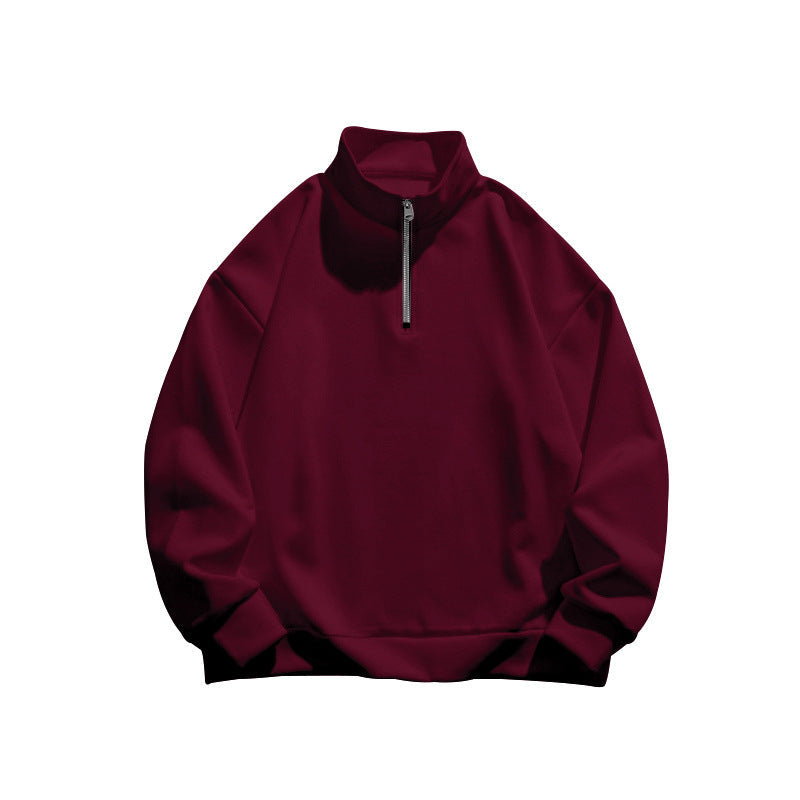 Damen Stehkragen Pullover mit sportlichem Reißverschluss Krohn-e