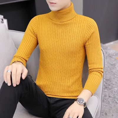 Damen Strickpullover mit hohem Kragen und Rippenmuster Krohn-e