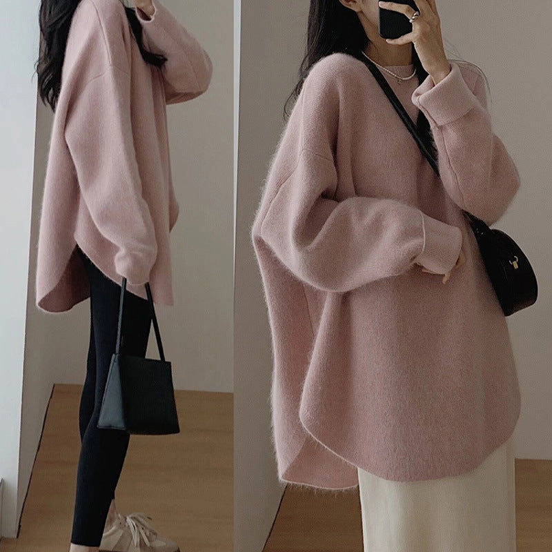 Damen Oversized Strickpullover mit lässigem Schnitt und voluminösen Ärmeln Krohn-e