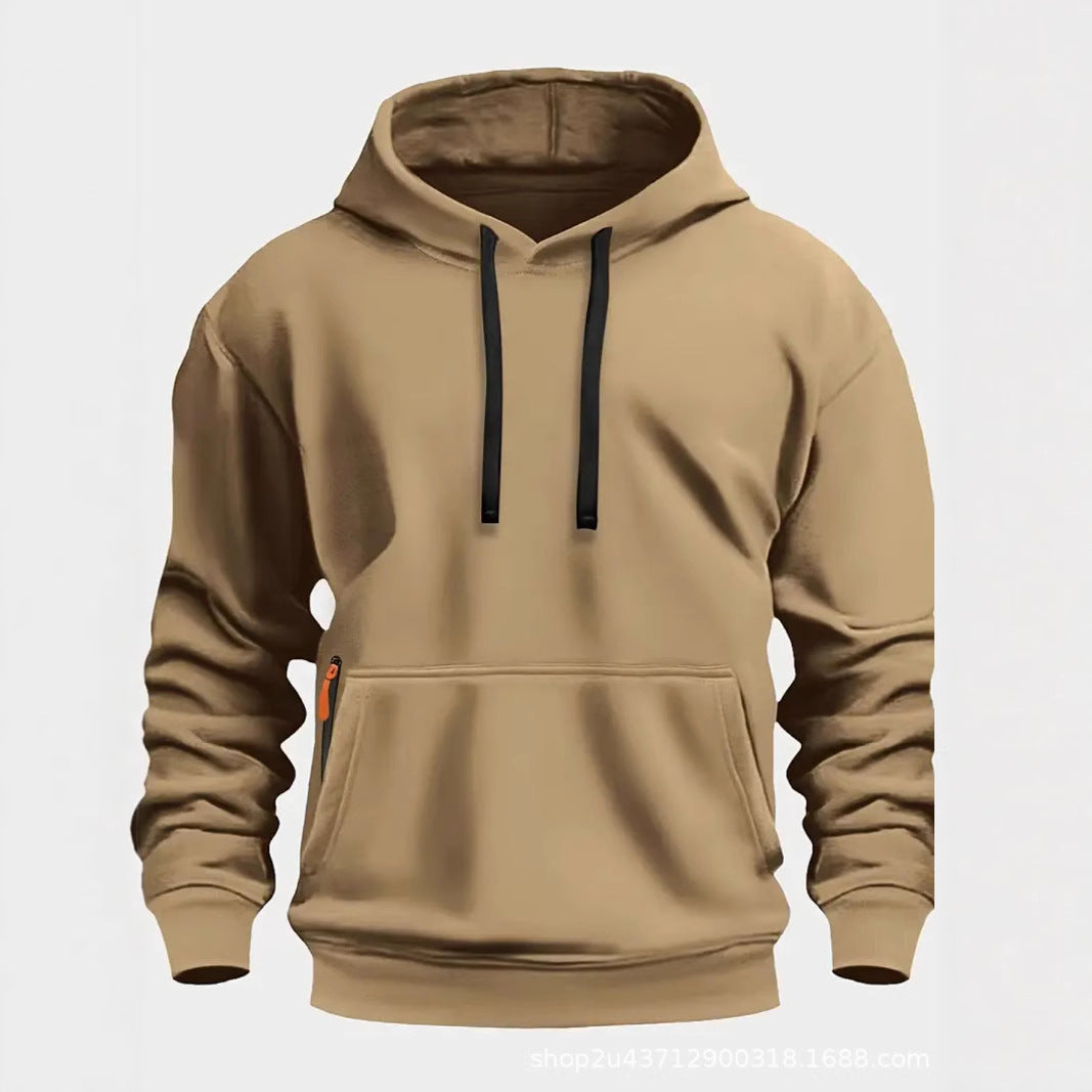 Herren sportlicher Kapuzenpullover mit praktischen Taschen und atmungsaktivem Material Krohn-e