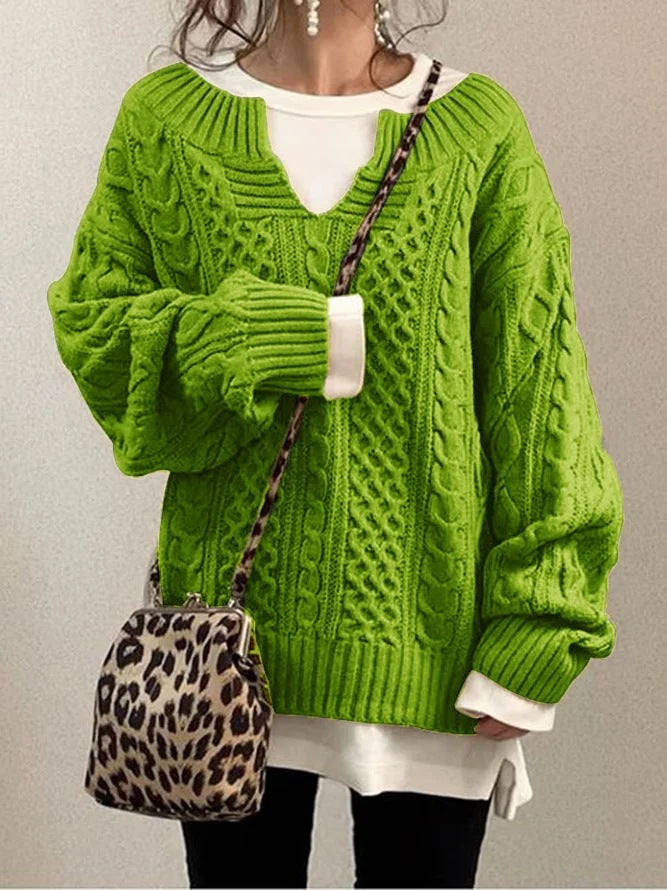 Damen Strickpullover mit strukturiertem Muster Krohn-e