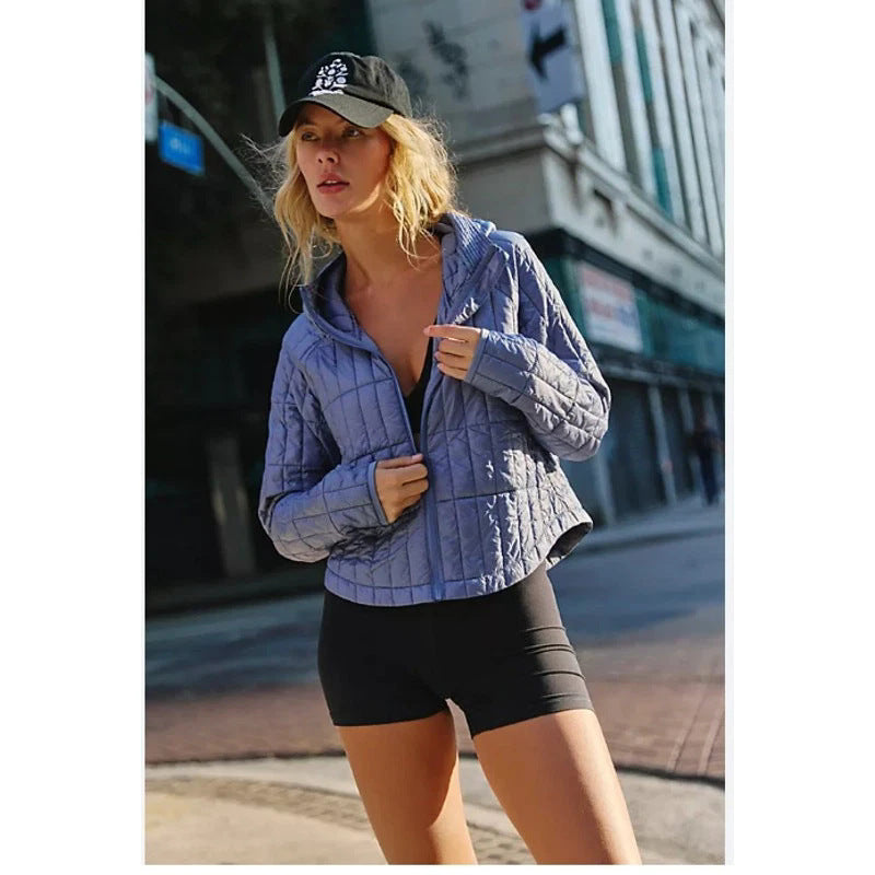 Damen modische kurze gesteppt Jacke Krohn-e