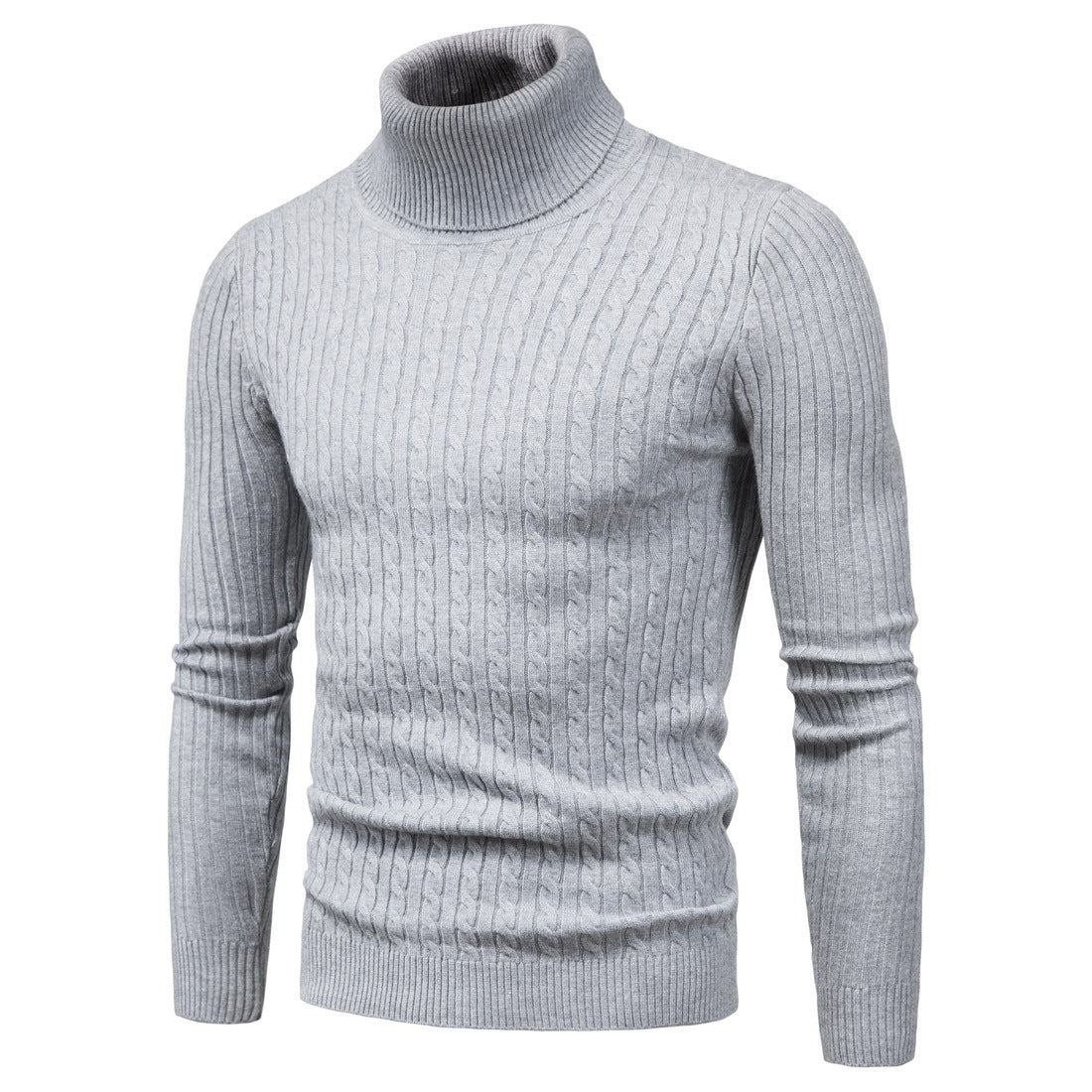 Herren komfortabler Rollkragenpullover Krohn-e