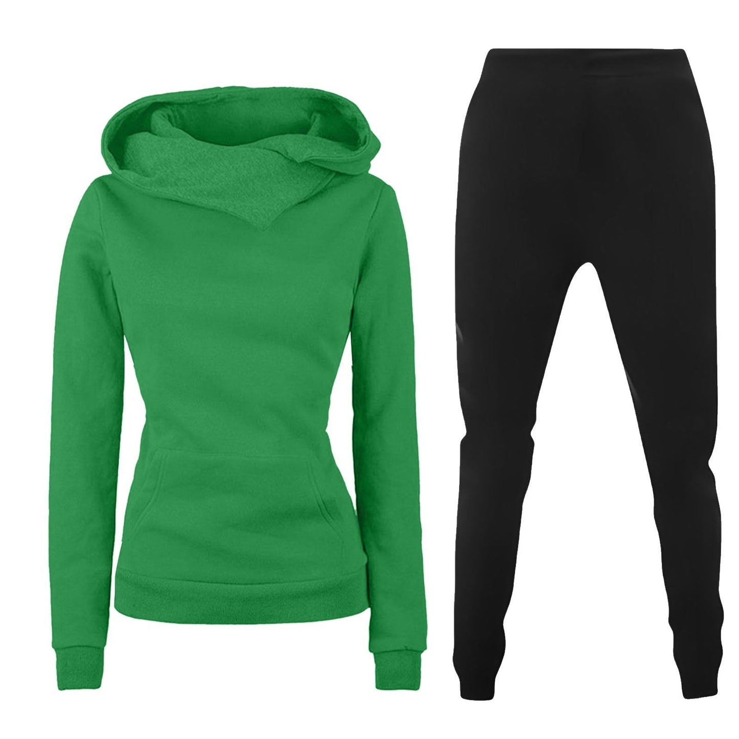 Damen Kapuzenpullover und Sporthose Kombination Krohn-e