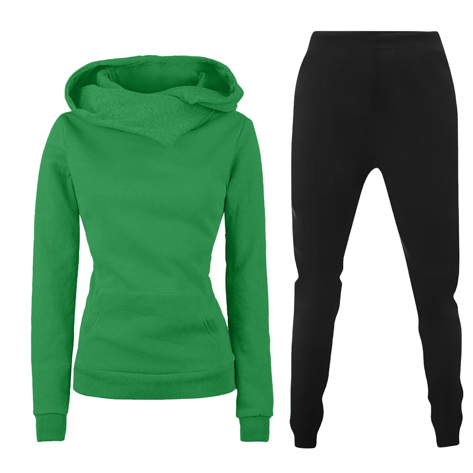 Damen Kapuzenpullover und Sporthose Kombination Krohn-e