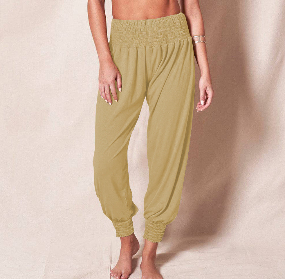 Damen Bequeme Freizeithose mit elastischem Bund und schmalen Bündchen Krohn-e
