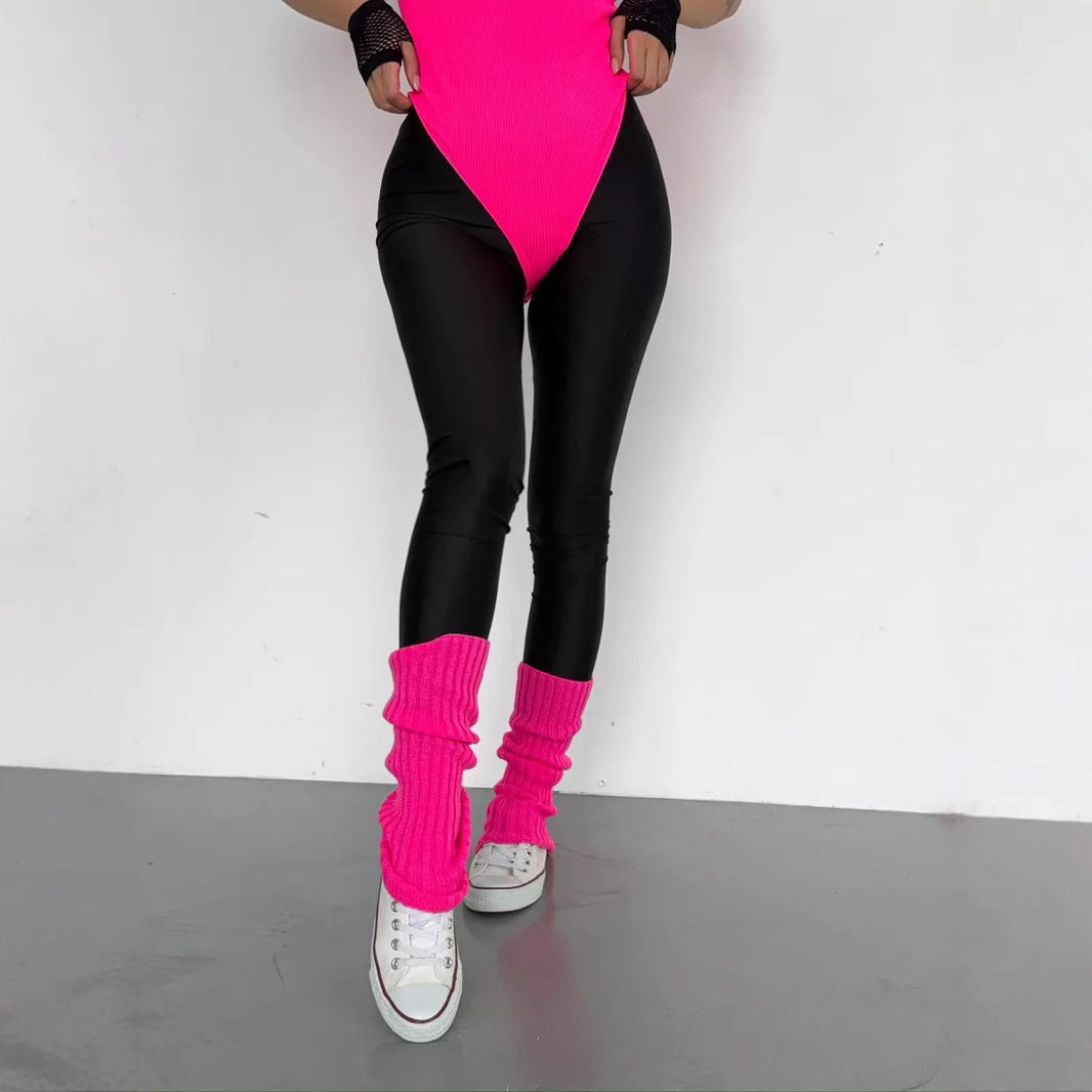 Damen Hochglänzende Sportleggings mit hohem Bund und optimaler Passform Krohn-e