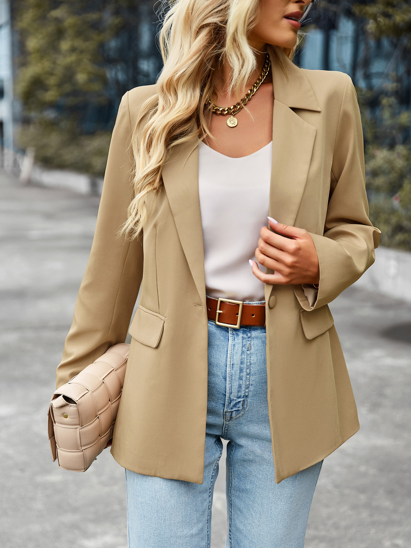 Krohn-e | Damen Casual Blazer für Herbst und Winter!