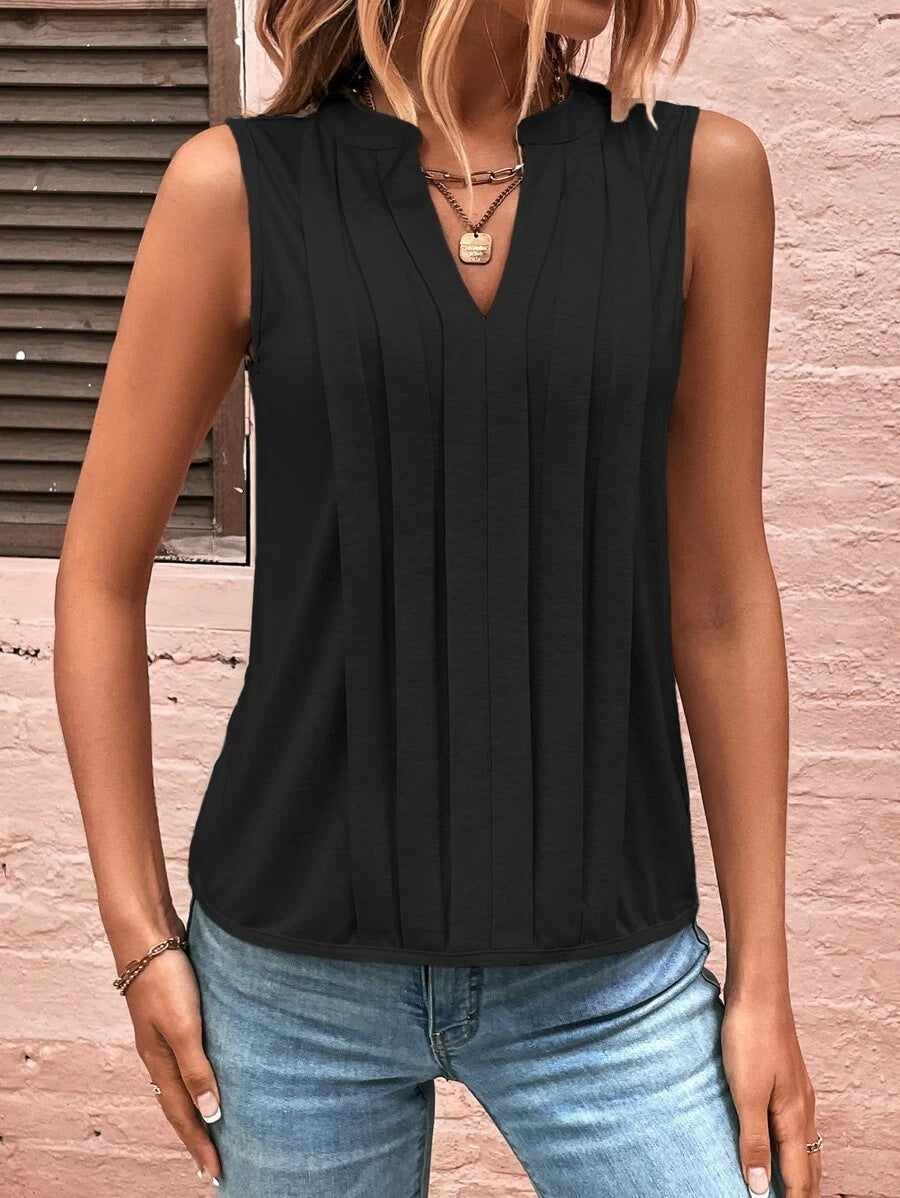 Damen elegante ärmellose Bluse Krohn-e