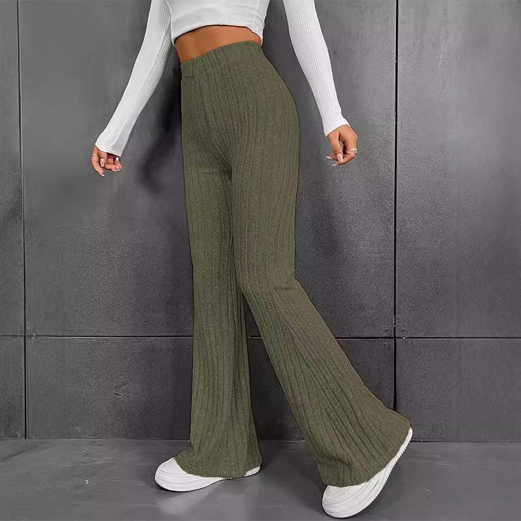 Damen Schlag-Rippstrick-Hosen Krohn-e