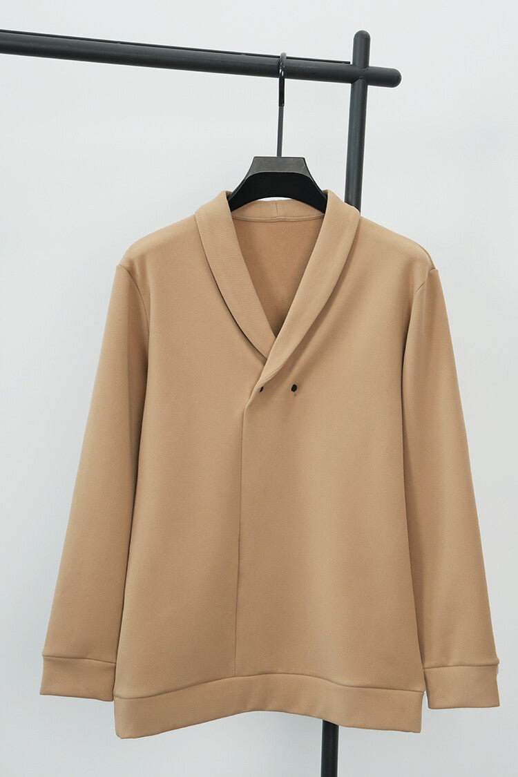 Herren Freizeitjacke mit modernem Schalkragen und praktischen Knöpfen Krohn-e