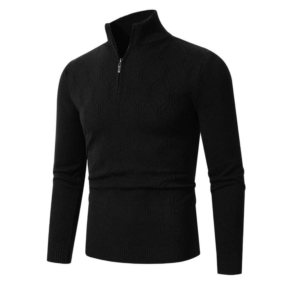 Herren Strickpullover mit modernem Strukturmuster Krohn-e