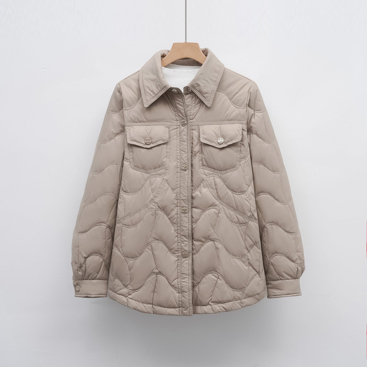 Damen gesteppte Outdoor-Jacke mit Taschen und bequemer Passform Krohn-e