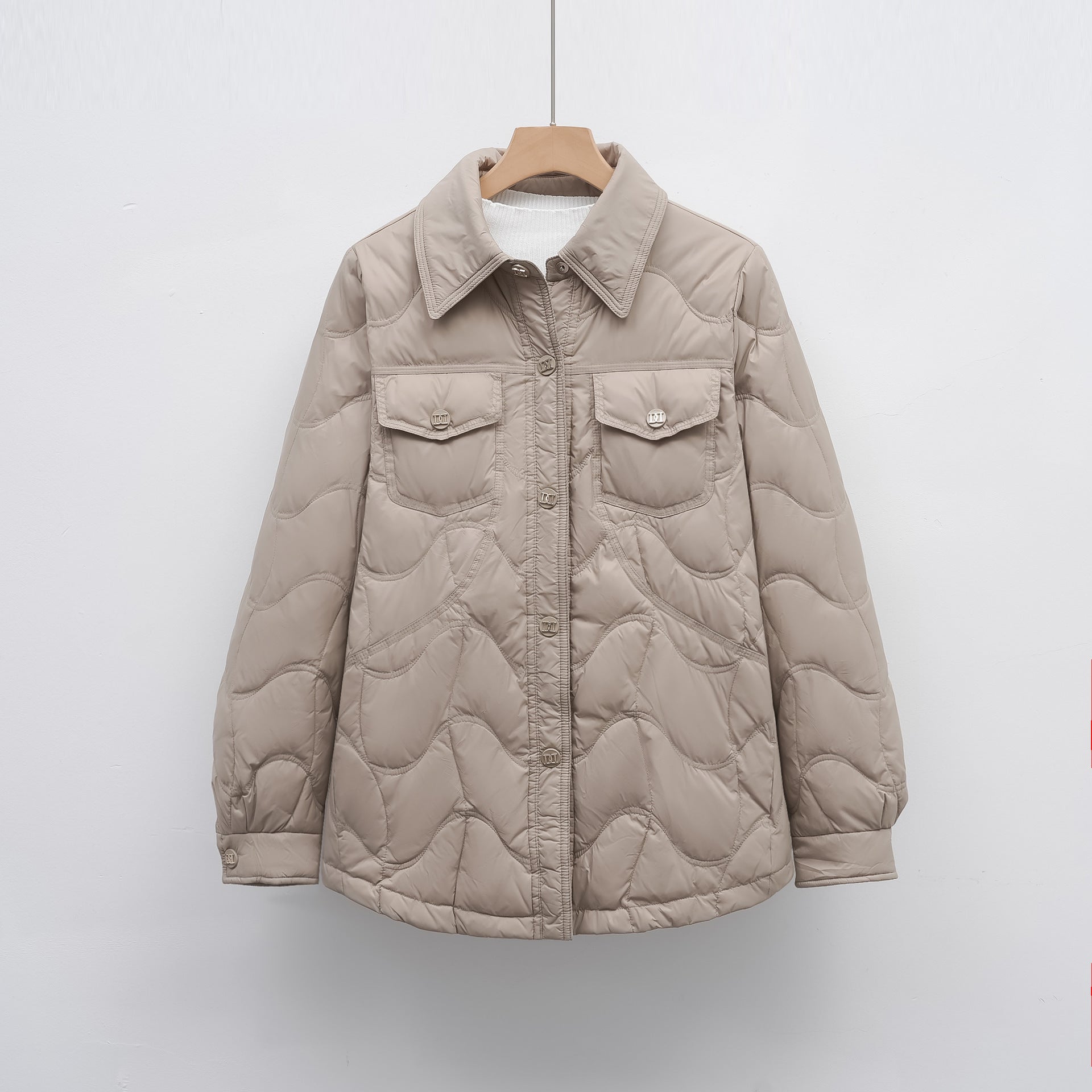 Damen gesteppte Outdoor-Jacke mit Taschen und bequemer Passform Krohn-e