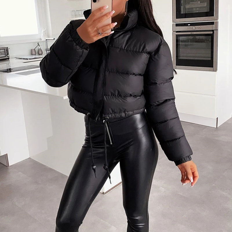 Damen stylische, kurz geschnittene Steppjacke Krohn-e